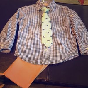 Boys dress shirt & tie